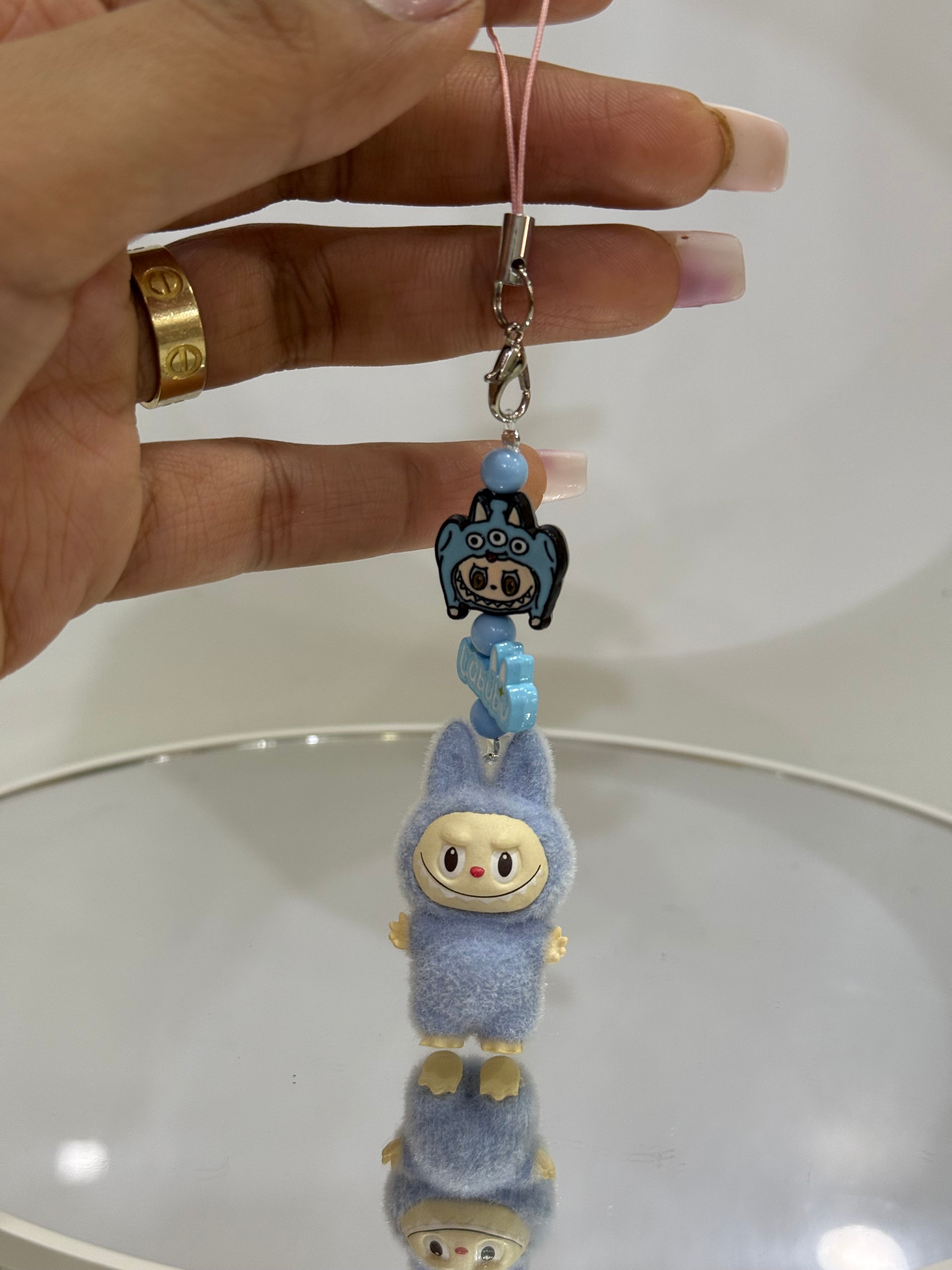 Mini labubu charm