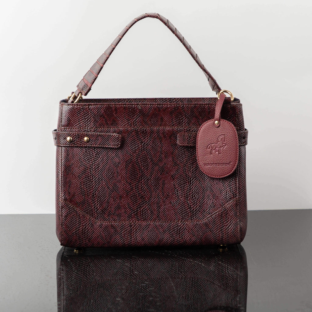 Medusa Croco Bag - Wagon Horse